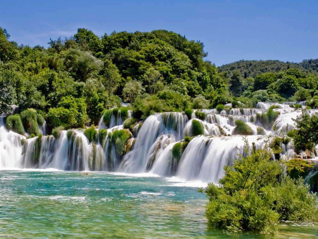 Dalmatien Krka Wasserfälle